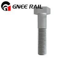 Halvgjengede sekskantbolter