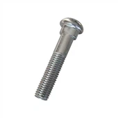 Jernbanefesteknapp Hode Oval nakkebane Bolt